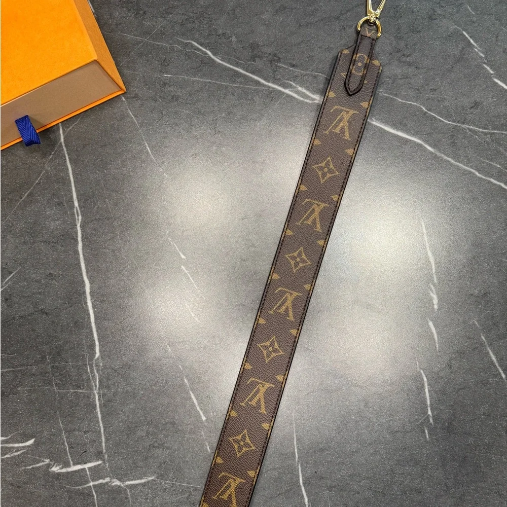 Louis Vuitton Bandouliere Monogram and Black Bag Strap